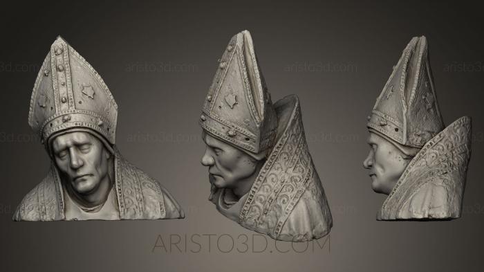 Busts and heads antique and historical (BUSTA_0133) 3D model for CNC machine